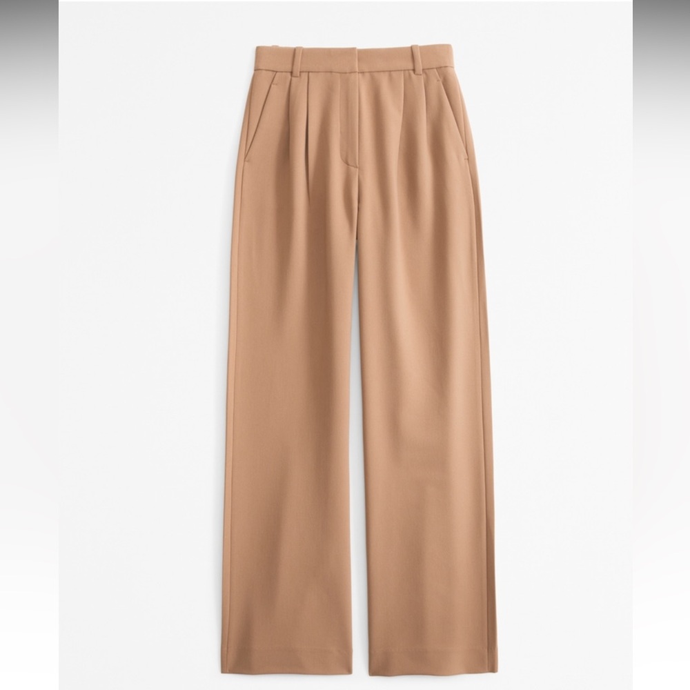 Abercrombie & Fitch Tan Wide Leg Pants